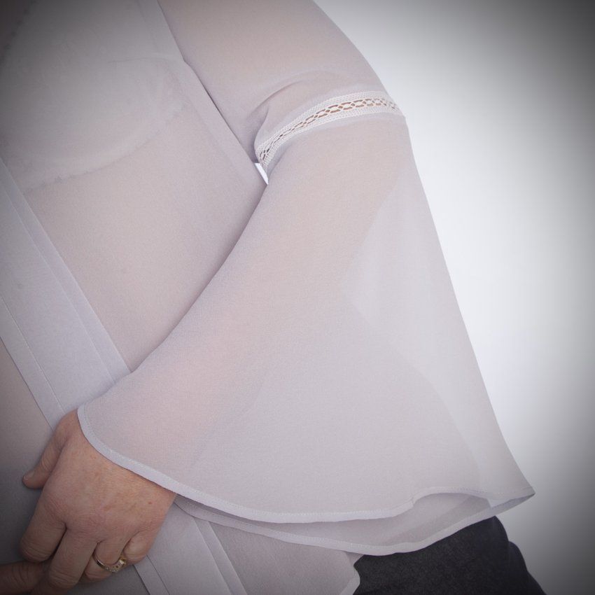 manga blusa