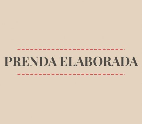 Prenda elaborada